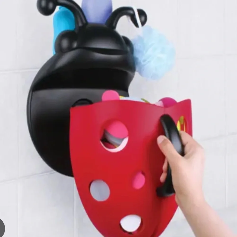 Red and Black Ladybug Wall Organizer